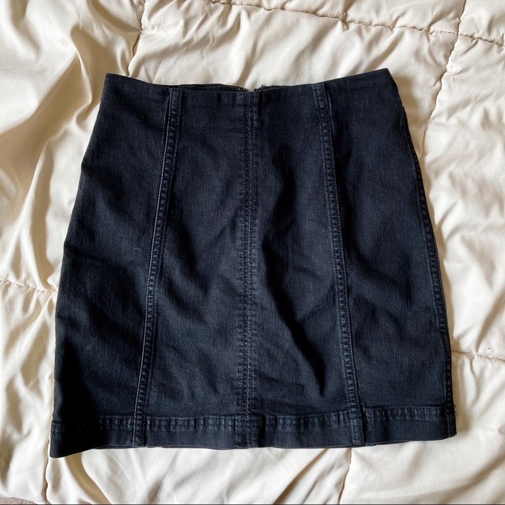 FREE PEOPLE Modern Femme Denim Mini